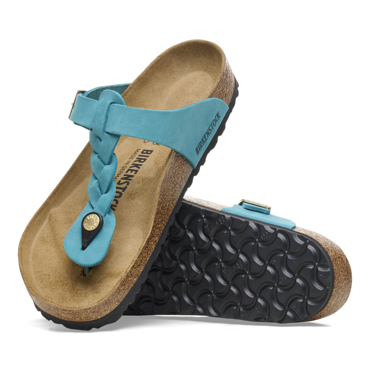 Birkenstock Gizeh Braid Biscay Bay - Women's Sandal