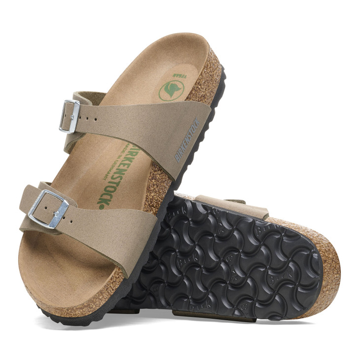 Birkenstock Sydney Vegan Silk Gray Taupe - Women's Sandal