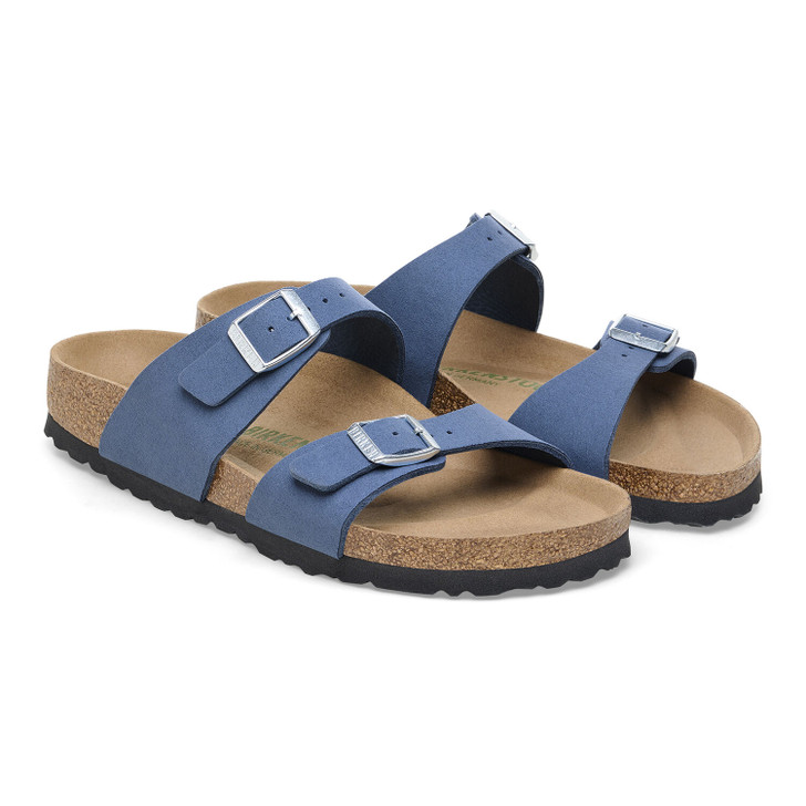 Birkenstock Sydney Vegan Silky Elemental Blue - Women's Sandal