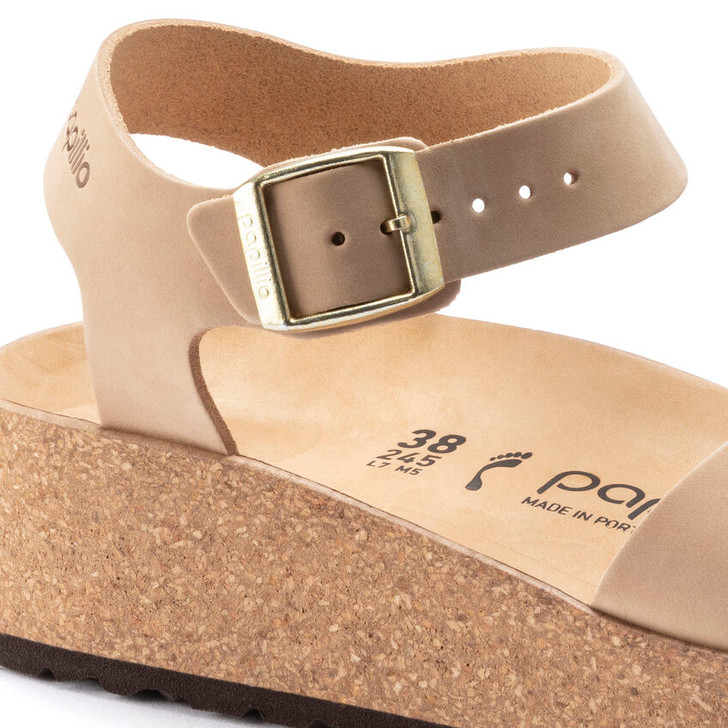 Papillio Glenda Sandcastle Nubuck Leather - Women's Sandal (1022966)