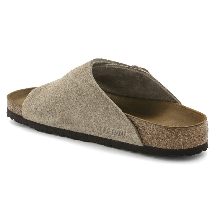 Zurich Taupe Suede Leather - Men's Sandal