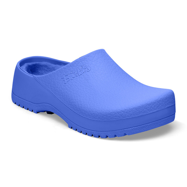 Birkenstock uper-Birki Shearling Ultra Blue - Women's Clog