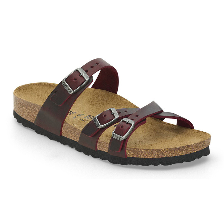 Birkenstock Women's Franca Zinfandel Oiled Leather Sandal 