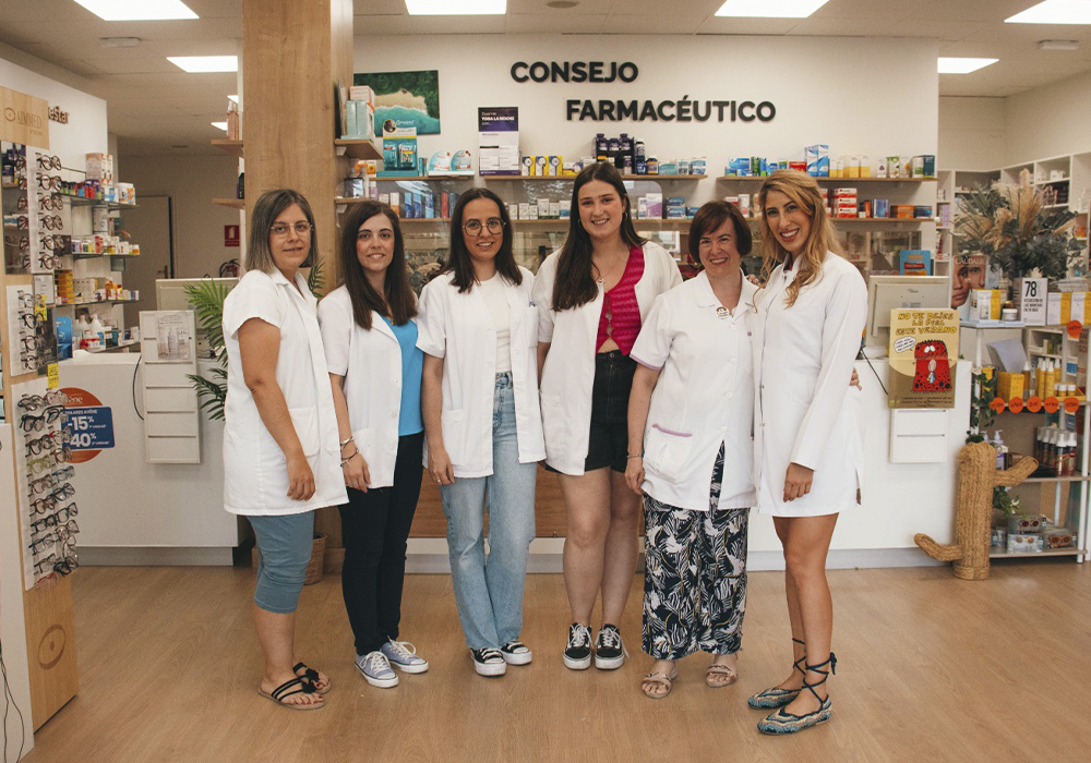 Equipo de la Farmacia Olmo, en Ciudad Real