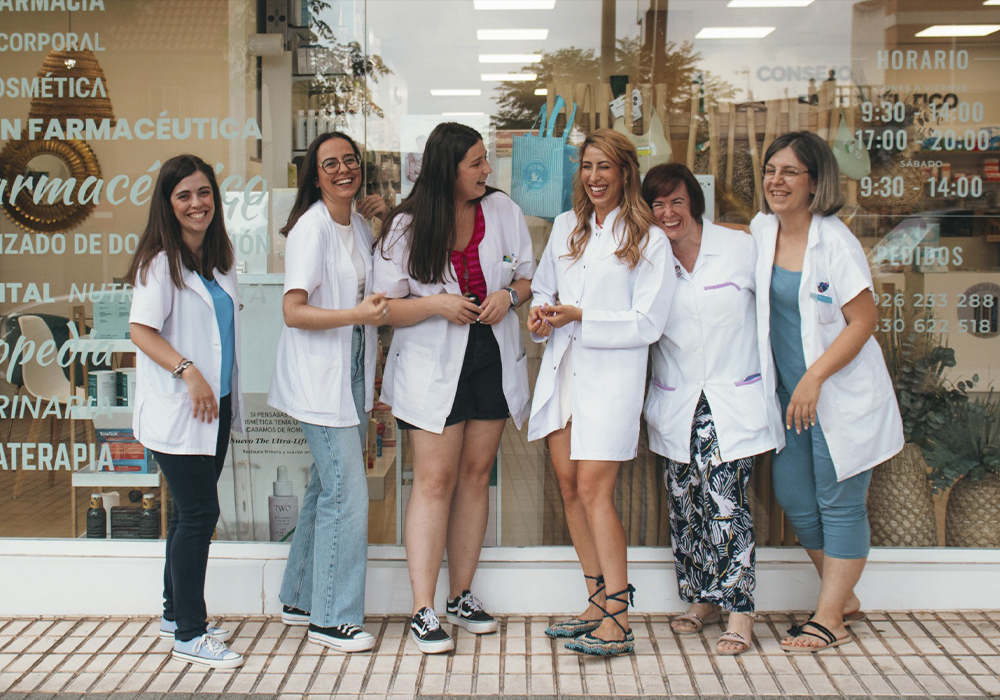 Equipo de la Farmacia Olmo, en Ciudad Real