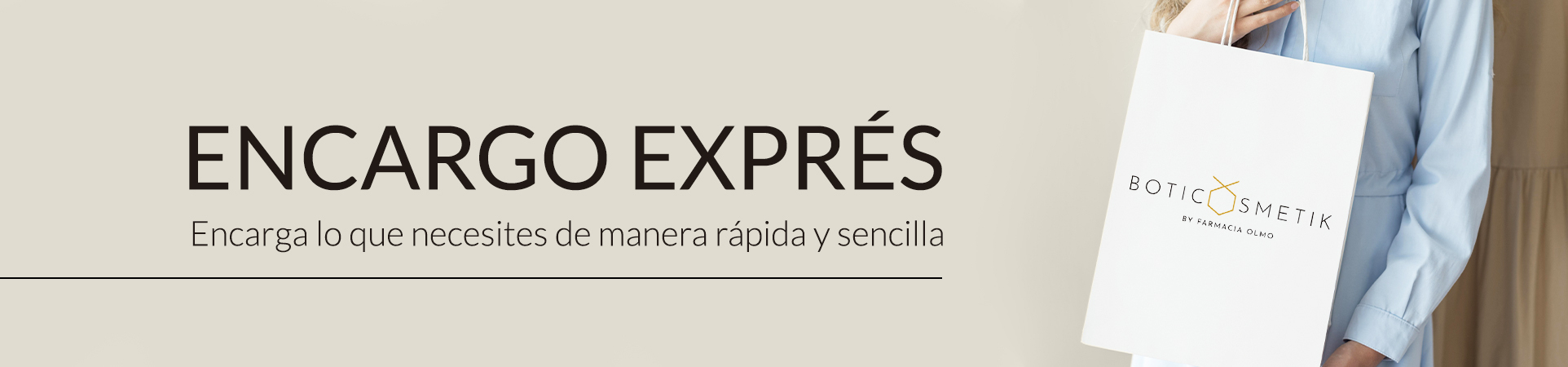 Haz tu encargo exprés en Farmacia Raquel Olmo, en Ciudad Real
