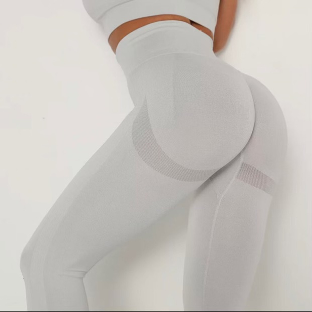 New Butt Lift Leggings - White - All Shapes