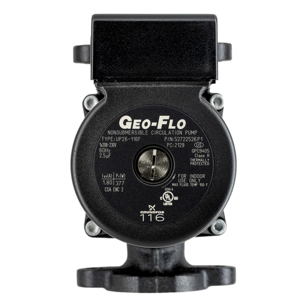 Grundfos Pump UP26116F GeoHydro Supply in Ohio