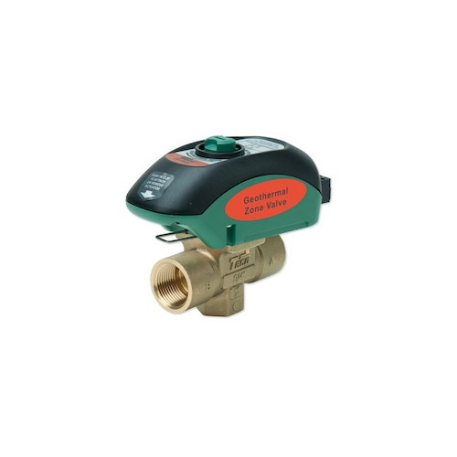 Belimo B232+AFR24-S+NC/FO Motorized Ball Valve, Nickel Plated Brass 1-1/4" Female Pipe Thread, Spring Return, 24V with End Switch, Cv=37**