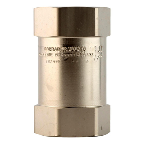 Brass/Stainless Steel Flow Regulator - 5.5 GPM - 3/4" Female Pipe Thread x 3/4" Female Pipe Thread