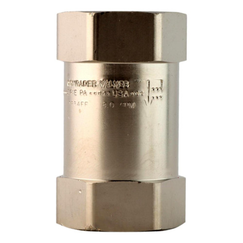 Brass/Stainless Steel Flow Regulator - 8.0 GPM - 3/4" Female Pipe Thread x 3/4" Female Pipe Thread