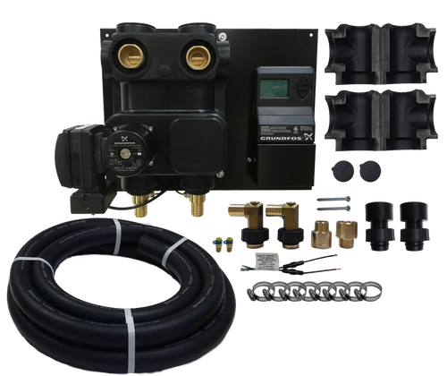 FL Panel Mount Pressurized 1 Pump Variable Speed Flow Center - Grundfos UPMXL Pump - Temp Controller