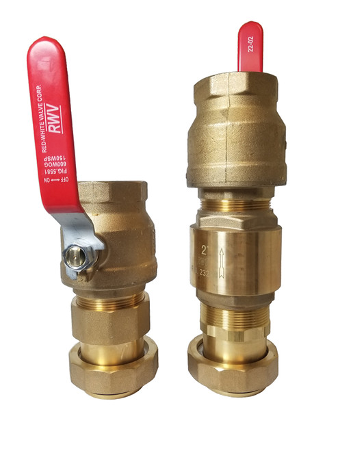 Flo-Link XL 2" ISO Valve Set With Check Valve