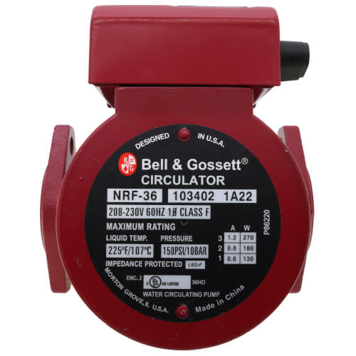 Bell & Gossett NRF36 Pump