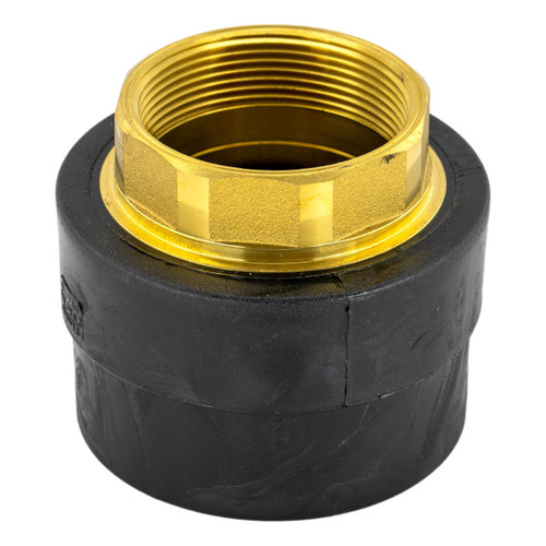 Brass Adapter - 2" PE Fusion x 2" Female Pipe Thread Brass Adapter - 2" PE Fusion x 2" Female Pipe Thread