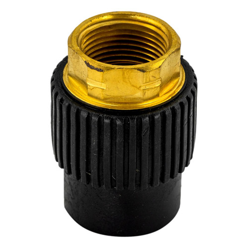 Socket Fusion Brass Adapter - 3/4" PE Fusion x 3/4" Female Pipe Thread