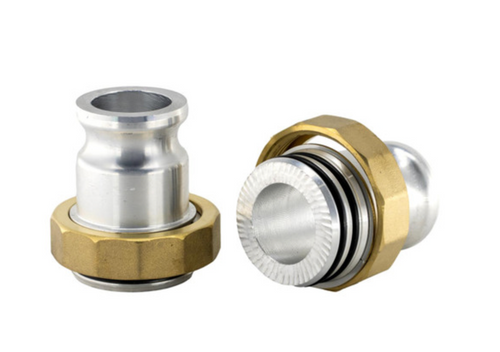 Flo-Link XL Double O-Ring x 1-1/2" Aluminum CAM Adapters - Set of 2