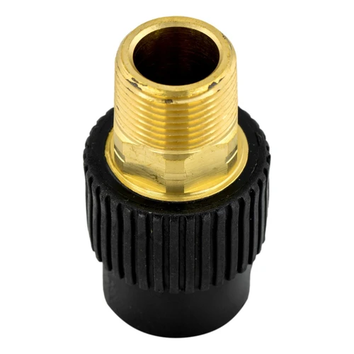 Socket Fusion Brass Adapter - 3/4" PE Fusion x 3/4" Male Pipe Thread