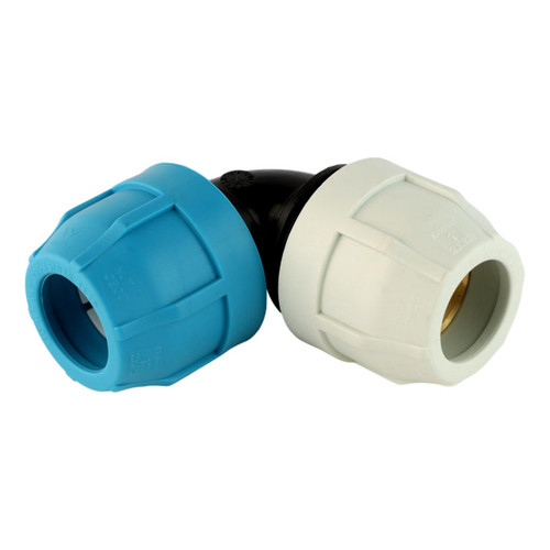 Compression Elbow - 1" PE X 1" PVC