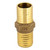 Bronze Barb Insert Coupling - 1-1/4" x 1-1/4" with Hex Head