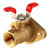 Flange Isolation Valve 1" FPT x 2-bolt Flange