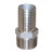 Stainless Straight Adapter - 1.25" Male Pipe Thread x 1.25" Barb