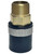 Socket Fusion Brass Adapter - 1" PE Fusion x 1" Male Pipe Thread
