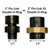 Flo-Link XL x Flo-Link XL 2" Connecting Coupler, HDPE Flo-Link XL x Flo-Link XL 2" Connecting Coupler, HDPE