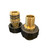 Flo-Link Double O-Ring x 1" Brass Barb Adapters - Set of 2 - used