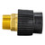Brass Adapter - 1" PE Socket Fusion x 1" Male Pipe Thread