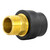 Socket Fusion Brass Adapter - 1-1/4" PE Fusion x 1-1/4" Male Pipe Thread