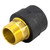 Socket Fusion Brass Adapter - 1-1/4" PE Fusion x 1-1/4" Male Pipe Thread