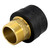 Socket Fusion Brass Adapter - 1-1/2" PE Fusion x 1-1/2" Male Pipe Thread