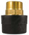 Brass Adapter - 2" PE Socket Fusion x 2" Male Pipe Thread