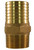 1-1/4" x 1-1/4" Bronze Male Adapter, Barb Insert to male Pipe Thread with Hex, No-Lead, for Plastic Pipe and Hose