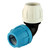 Compression Elbow - 1-1/4" PE x 1-1/4" PVC