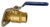Flange Ball Valve - Grundfos Brass 2-Bolt Flange x 1" NPT Ball Valve