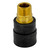 Socket Fusion Brass Adapter - 1" PE Fusion x 3/4" Male Pipe Thread