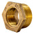 Bronze Threaded Hex Bushing 1-1/4" MPT x 1" FPT