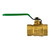 3/4" x 3/4" Brass Full Port Ball Valve, Female Pipe Thread to Female Pipe Thread, No-Lead, Safe for Potable Water