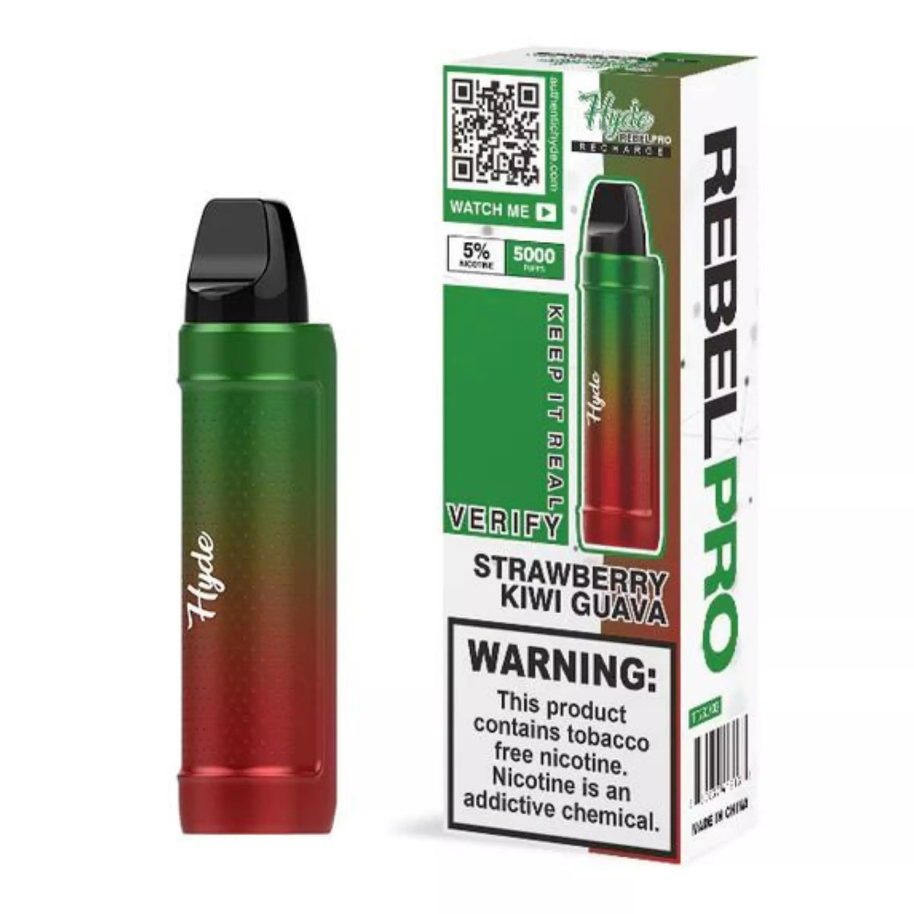 Hyde Rebel Pro Rechargeable Strawberry Kiwi Guava | Vapedeal