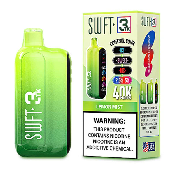 swft vape review 3TK 40K Adjustable Lemon Mist Choose Flavor:Orange Passion Mango Mr Fog AURA 60K California Menthol Vape Ban: