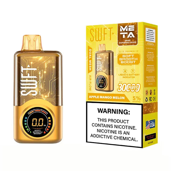 swft meta 30000 disposable vape Puffs 30K Apple Mango Melon Forest Mint Lost Mary Color_Black Flavor:Coconut Cake
