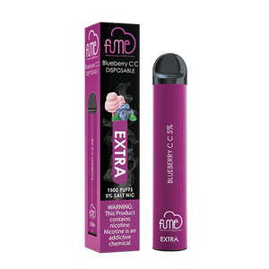 Fume Extra Disposable 1500 Puffs - Blueberry CC Cotton Candy