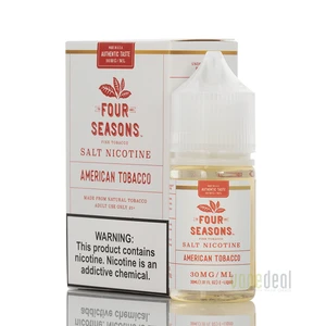 Four Seasons American Tobacco Nicotine Salt E-Liquid 30ml