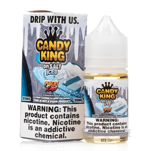 Candy King on Salt Peachy Rings Iced Nicotine Salt E-Liquid 30ml