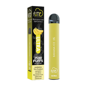 Fume Ultra Disposable 2500 Puffs - Banana Ice