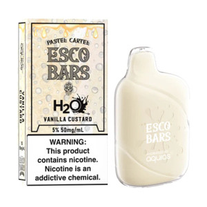 Esco Bars Aquios Mesh 6000 Puffs H2O Disposable - Vanilla Custard