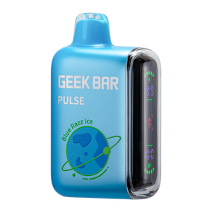 Geek Bar Pulse 15000 Puffs Disposable Vape Zero Nicotine Free 0%- Blue Razz Ice