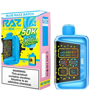 RAZ RX50000 50K Puffs Disposable Vape 50000 - Blue Razz Batch - Batch Edition